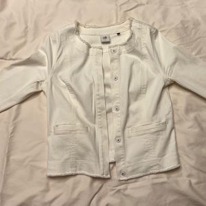 White Denim Cabi Jacket, Size S
